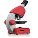 Мікроскоп Bresser Junior 40x-640x Red з набором для дослідів та адаптером для смартфона (8851300E8G000)