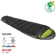 Купити Спальний мішок High Peak Black Arrow / + 4 ° C Dark Grey / Green Left (23059) в Україні