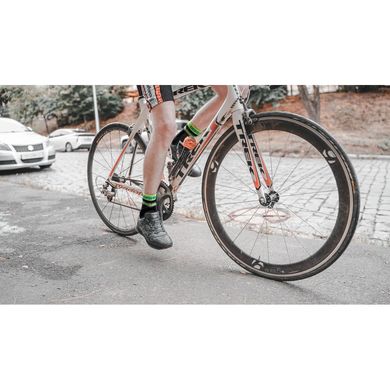 Купити Шкарпетки водонепроникні Dexshell Pro visibility Cycling, р-р L (43-46), з зеленою смугою в Україні