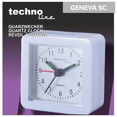 Купити Годинник настільний Technoline Modell SC White (Modell SC weis) в Україні
