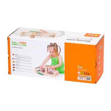 Купить Набор для творчества Viga Toys Ткацкий станок (51366FSC) в Украине