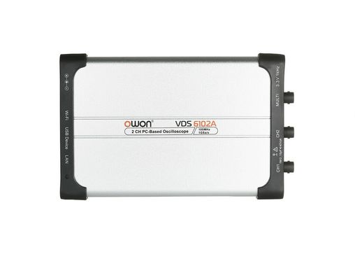 Купити Цифровий осцилограф (PC USB, 2x100МГц, 14 біт) OWON VDS6102A в Україні