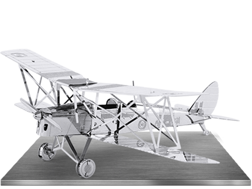 Купити Металевий 3D конструктор "Біплан Tiger Moth" Metal Earth MMS066 в Україні