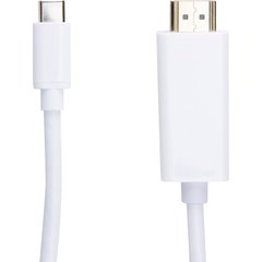 Купити Відео кабель PowerPlant HDMI male - USB Type-C, 1.8м (CA910878) в Україні