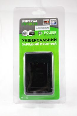 Купити Мережевий зарядний пристрій PowerPlant Nikon EN-EL12 Slim (DVOODV2242) в Україні