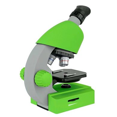 Купити Мікроскоп Bresser Junior 40x-640x Green з набором для дослідів та адаптером для смартфона в Україні