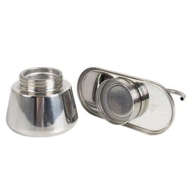 Купити Кавоварка Bo-Camp Stainless Steel 2-cups Silver (2200545) в Україні