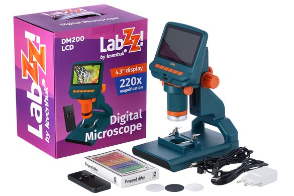 Купити Мікроскоп цифровий Levenhuk Rainbow DM200 LCD в Україні