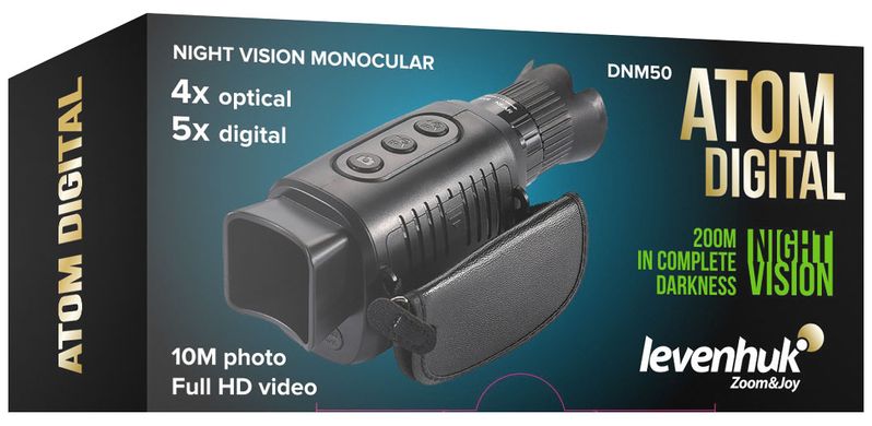 Купить Монокуляр ночного видения Levenhuk Atom Digital DNM50 в Украине