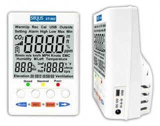 Купити Монітор мікроклімату (CO2, temp., RH) TENMARS ST-502 в Україні