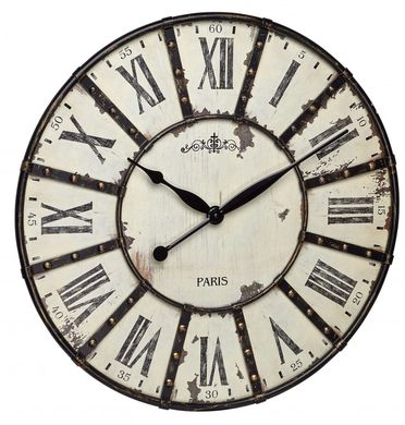 Купить Часы настенные TFA «Vintage» XXL 60303902, античный стиль, металл в Украине