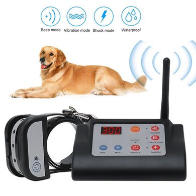 Купити Бездротовий електронний паркан для собак + електронний нашийник для дресирування 2в1 Petguider883-1 в Україні