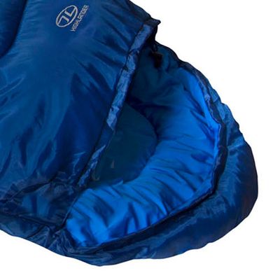 Купить Спальный мешок Highlander Sleepline 350 Mummy/+3°C Deep Blue (Left) в Украине