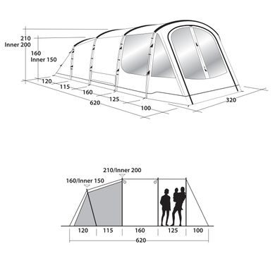 Купити Намет Outwell Tent Collingwood 5 (111064) в Україні