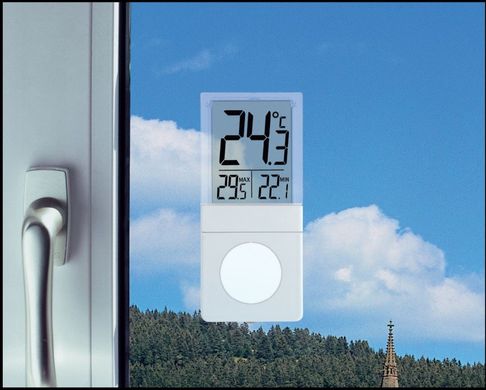 Купить Термометр оконный цифровой на липучке TFA «Vista» 301030 в Украине