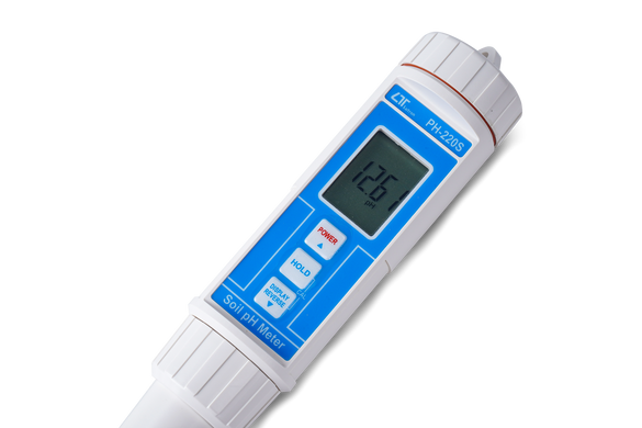 Купити pH-метр з гострим електродом (для грунту, харчових продуктів) LUTRON PH-220S в Україні
