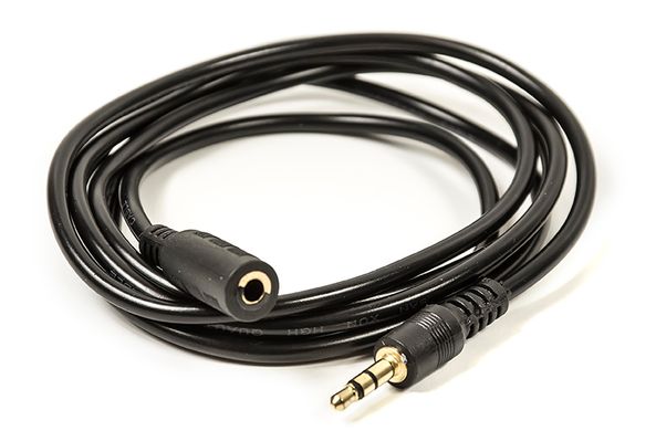 Купити Аудіо кабель PowerPlant 3.5 mm M-F 1.5 м (CA910823) в Україні