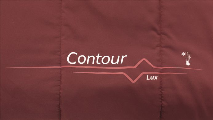 Купити Спальний мішок Outwell Contour Lux Reversible/-3°C Red Left (230367) в Україні