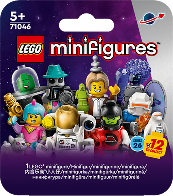 Купити Фігурка-сюрприз для конструкторів LEGO Minifigures S26 Космос (71046) в Україні