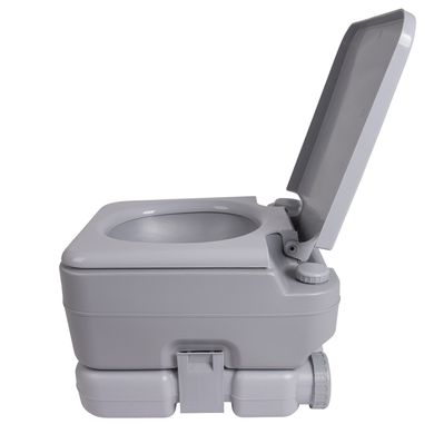 Купить Биотуалет Bo-Camp Портативный туалет с смывом 10 литров серый (5502825) в Украине