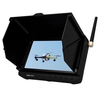 Купити FPV монітор rc приймач відеосигналу від бездротових камер на 5.8 Ггц TE981H c 5 "екраном для квадрокоптера і авіамоделей в Україні