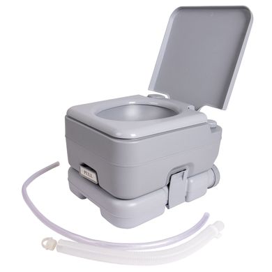 Купить Биотуалет Bo-Camp Портативный туалет с смывом 10 литров серый (5502825) в Украине