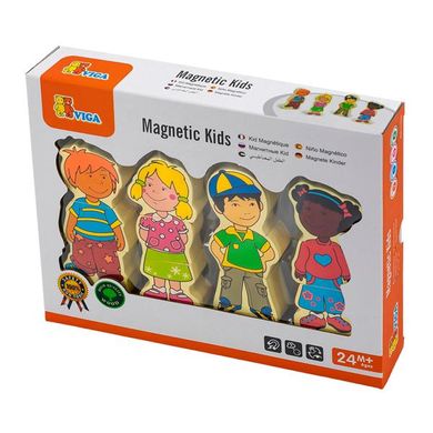 Купить Набор магнитных фигурок Viga Toys Дети (59699VG) в Украине