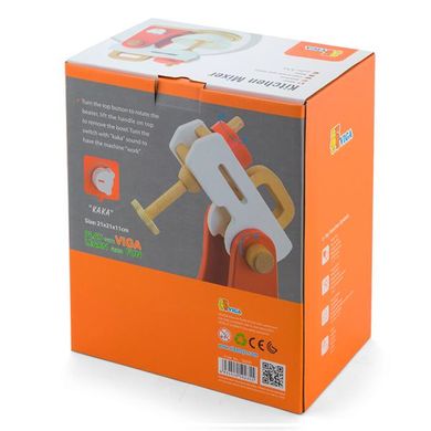 Купить Игрушечный миксер Viga Toys из дерева (50235FSC) в Украине