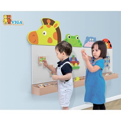 Купить Магнитный танграм для досок Viga Toys 35 эл. (50643FSC) в Украине