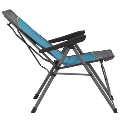 Купить Кресло раскладное Uquip Justy Blue/Grey (244015) в Украине