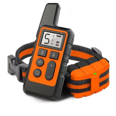 Купити Електронашийник для собак дресирувальний Pet DTC-500 водонепроникний, дальність до 500 метрів, помаранчевий в Україні