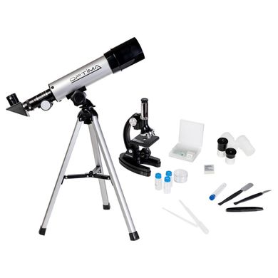 Купить Микроскоп Optima Universer 300x-1200x + Телескоп 50/360 AZ в кейсе (MBTR-Uni-01-103) в Украине