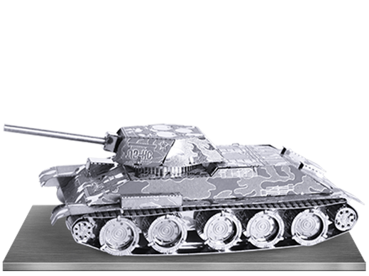 Купить Металлический 3D конструктор "Танк Т-34" Metal Earth MMS201 в Украине