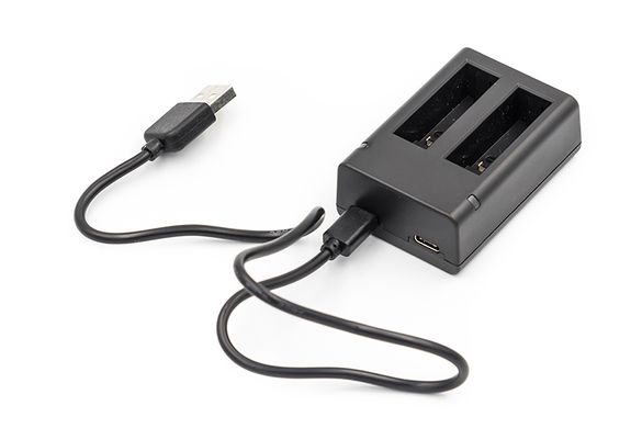 Купить Зарядное устройство для PowerPlant GoPro BC-GP6B для двух аккумуляторов (CH980130) в Украине