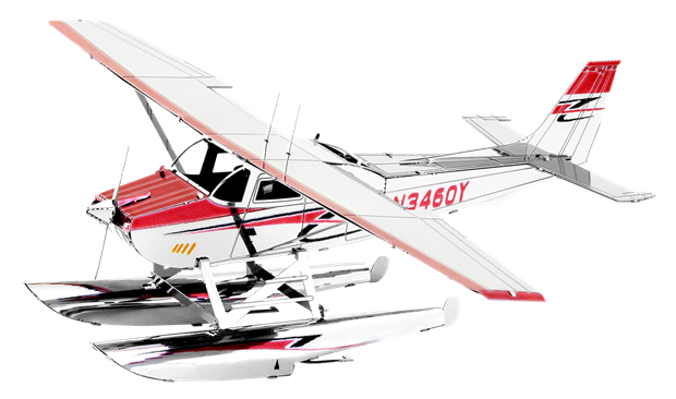 Купить Металлический 3D конструктор "Самолет Cessna 182" Metal Earth MMS111 в Украине