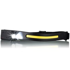 Купити Ліхтар налобний National Geographic Iluminos Stripe 300 lm + 90 Lm USB Rechargeable (9082600) в Україні