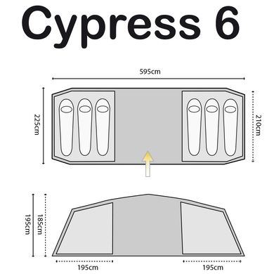 Купити Намет Highlander Cypress 6 Teal в Україні