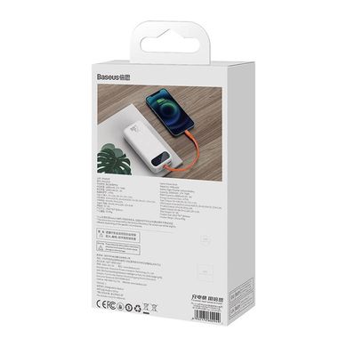 Купить Универсальная мобильная батарея Baseus Block 20000mAh, PD 20W, USB-C, USB QC 3.0, Lightning (PPLK000002) в Украине