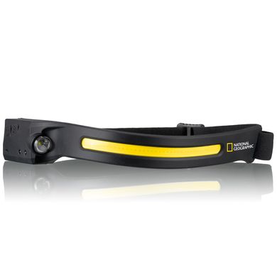 Купить Фонарик налобный National Geographic Iluminos Stripe 300 lm + 90 Lm USB Rechargeable (9082600) в Украине