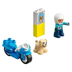 Купити Конструктор LEGO DUPLO Rescue Поліцейський мотоцикл 5 деталей (10967) в Україні