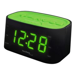 Купить Часы настольные с радио Technoline WT465 Black/Green (WT465 grun) в Украине