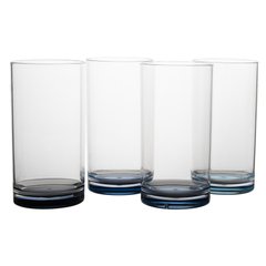 Купити Набір склянок Gimex Longdrink Glass Colour 4 Pieces 4 Person Sky (6910186) в Україні
