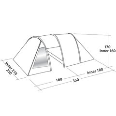 Купить Палатка трехместная Easy Camp Galaxy 300 Rustic Green (120390) в Украине