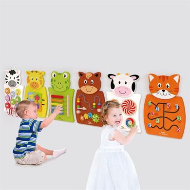 Купить Бизиборд Viga Toys Котик с цифрами (50676FSC) в Украине