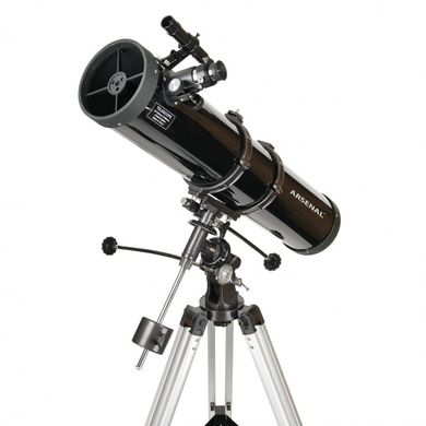 Купити Телескоп Arsenal - Synta 130/900, EQ2, рефлектор Ньютона, з окулярами PL6.3 та PL17 (1309EQ2) в Україні