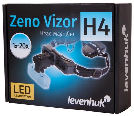 Купить Лупа налобная Levenhuk Zeno Vizor H4 в Украине