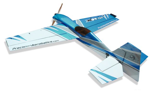 Купити Літак радіокерований Precision Aerobatics XR-52 1321мм KIT (синій) в Україні