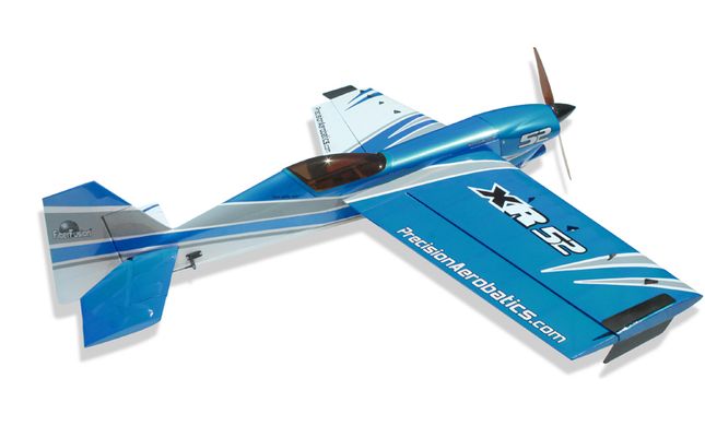 Купити Літак радіокерований Precision Aerobatics XR-52 1321мм KIT (синій) в Україні