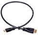 Відео кабель PowerPlant HDMI - mini HDMI, 0.5м, позолочені конектори, 1.3V KD00AS1192