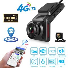 Автомобільний відеореєстратор з 4G + WIFI + GPS Nectronix K18, Full HD 1080P, з 2-ма камерами, G-sensor і віддаленим online моніторингом